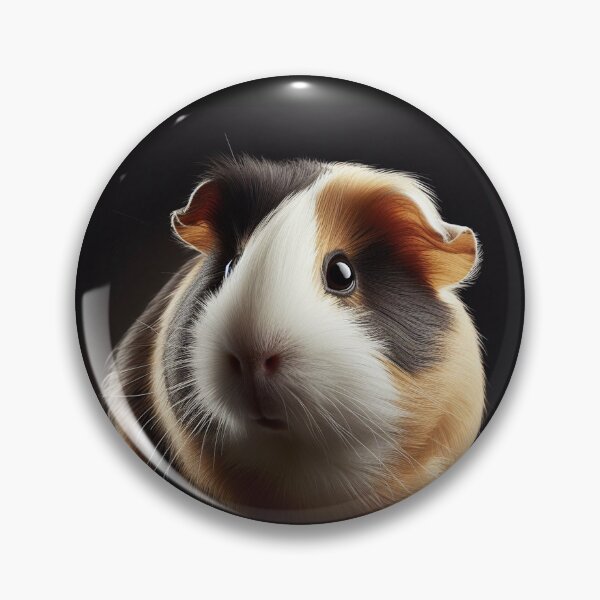 Item preview, Realistic Tricolor Guinea Pig Pawtrait designed and sold by PawtraitRealism.