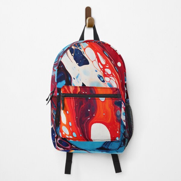 Item preview, Crimson Tide Meets Sapphire Pools Abstract designed and sold by VectorPlace.