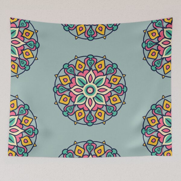 Item preview, Traditional Indian Rangoli Art designed and sold by Jollys-ArtShop.