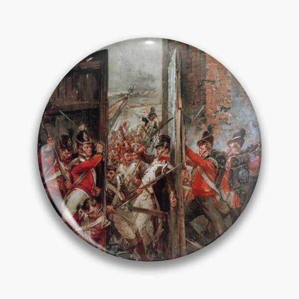 Item preview, 1815 - Napoleonic Wars - Battle of Waterloo - Closing the Gates at Hougoumont designed and sold by TheHappyK.