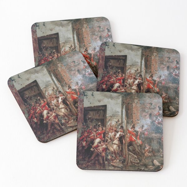 Item preview, 1815 - Napoleonic Wars - Battle of Waterloo - Closing the Gates at Hougoumont designed and sold by TheHappyK.
