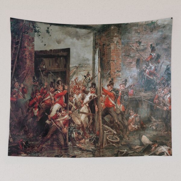 Item preview, 1815 - Napoleonic Wars - Battle of Waterloo - Closing the Gates at Hougoumont designed and sold by TheHappyK.