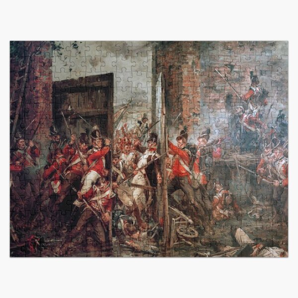 Item preview, 1815 - Napoleonic Wars - Battle of Waterloo - Closing the Gates at Hougoumont designed and sold by TheHappyK.