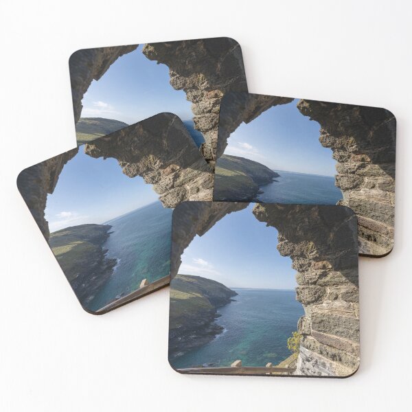 Item preview, Tintagel Castle Gated Arch and Sea designed and sold by ast-photography.