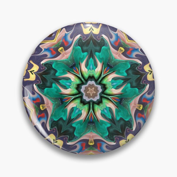 Item preview, 5-sided Geometric Psychedelic Fractal Flower (963) designed and sold by MeltMore.
