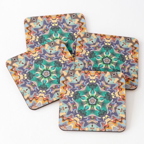 Item preview, 5-sided Geometric Psychedelic Fractal Flower (963) designed and sold by MeltMore.