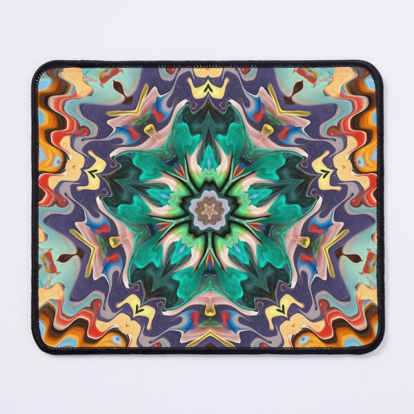 Item preview, 5-sided Geometric Psychedelic Fractal Flower (963) designed and sold by MeltMore.
