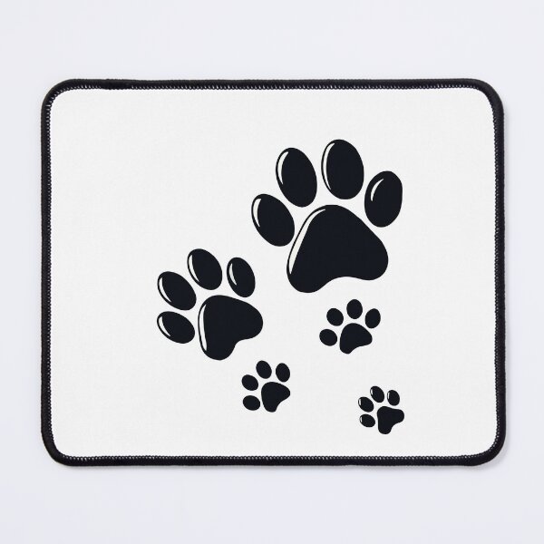 Item preview, silhouette of dog paws designed and sold by IsaMarina.