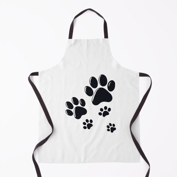 Item preview, silhouette of dog paws designed and sold by IsaMarina.