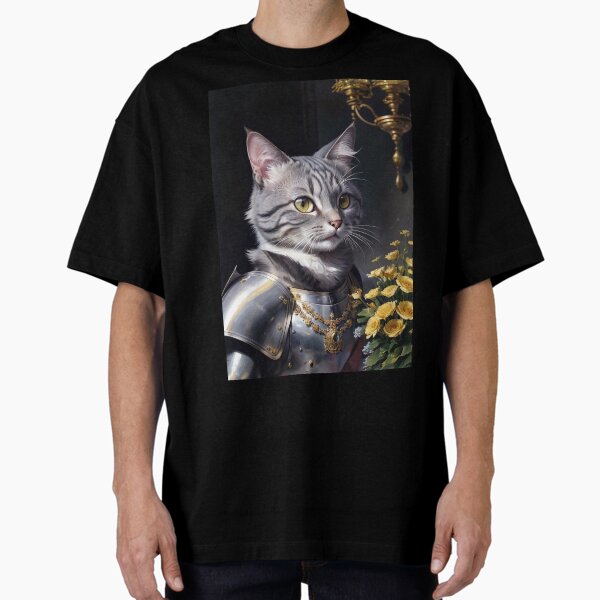 Cat Knight #16 Oversized T-Shirt