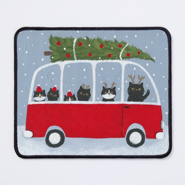 Item preview, Bringing Home The Tree designed and sold by KilkennyCat Art.