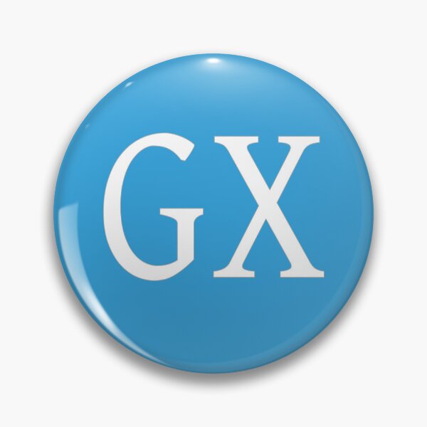 Item preview, GX Initials Monogram Elegant White Letters designed and sold by Jeallan Designs.