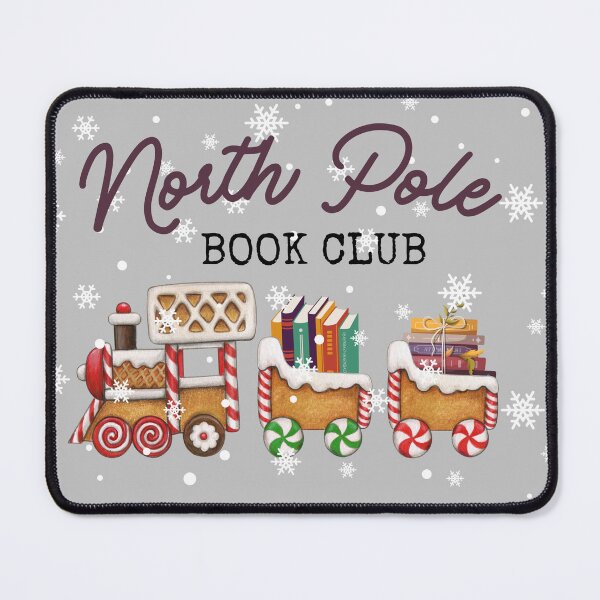 Item preview, North Pole book club, gingerbread library designed and sold by BosskaDesign.