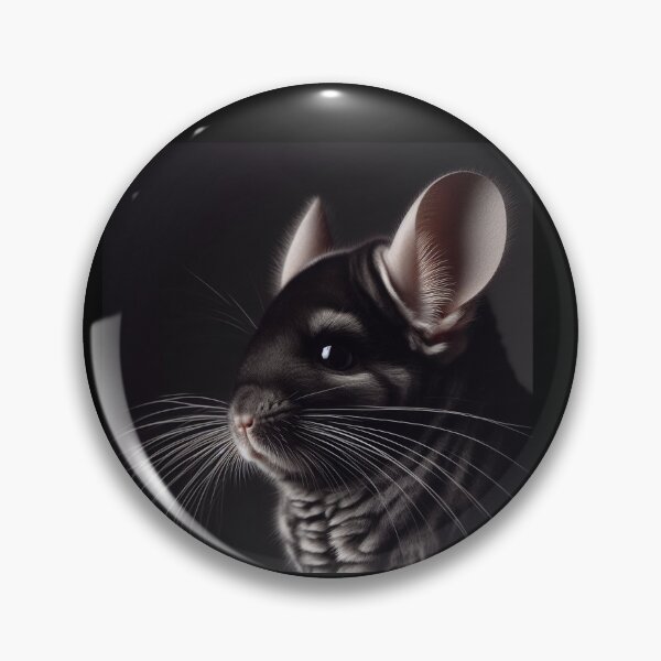Item preview, Realistic Black Pearl Chinchilla Pawtrait designed and sold by PawtraitRealism.