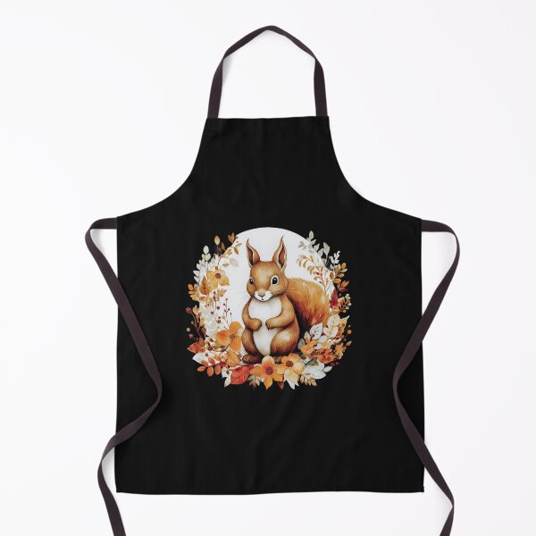 Item preview,  Adorable Squirrel Autumn Woodland Illustration designed and sold by SweetlanArt.