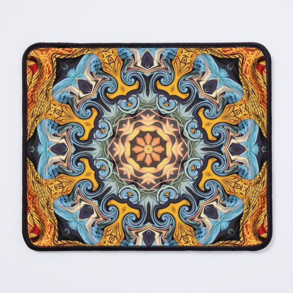 Item preview, 8-sided Geometric Psychedelic Fractal Flower (975) designed and sold by MeltMore.
