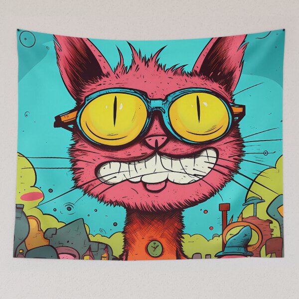 Item preview, The Cat in the City of Tomorrows designed and sold by HisoTorDesign.