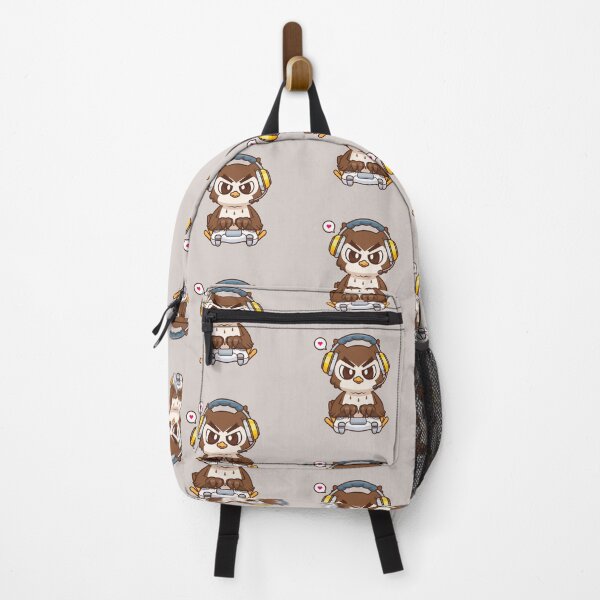 Item preview, Cute Owl Gaming Cartoon Vector Icon Illustration designed and sold by hjian8219.