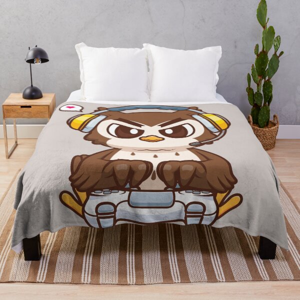 Item preview, Cute Owl Gaming Cartoon Vector Icon Illustration designed and sold by hjian8219.