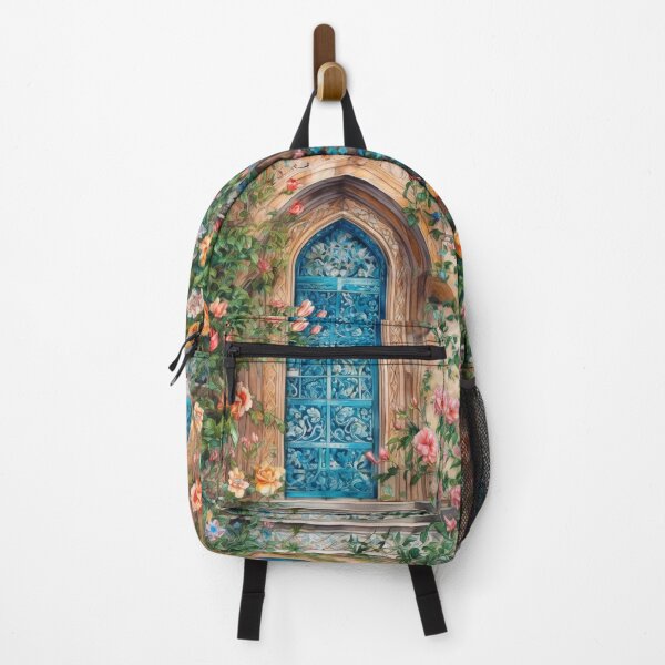 Item preview, Flowers around the Blue Door designed and sold by pinkal.