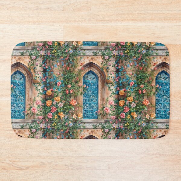 Item preview, Flowers around the Blue Door designed and sold by pinkal.
