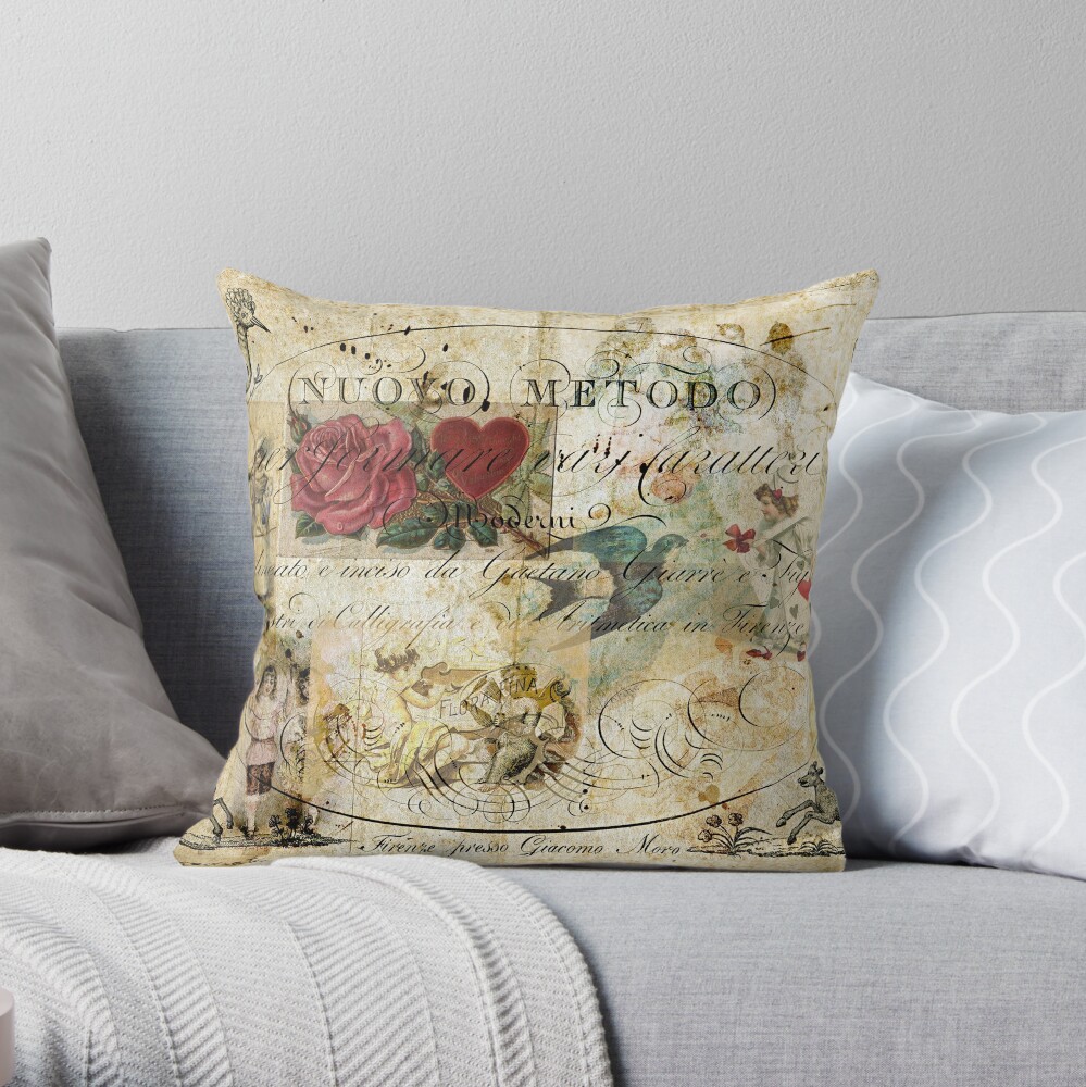 Bird in the Hand Throw Pillow