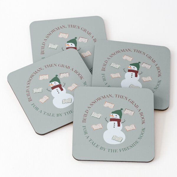 Item preview, Build A Snowman, Then Grab A Book, For A Tale By The Fireside Nook designed and sold by Megurix.