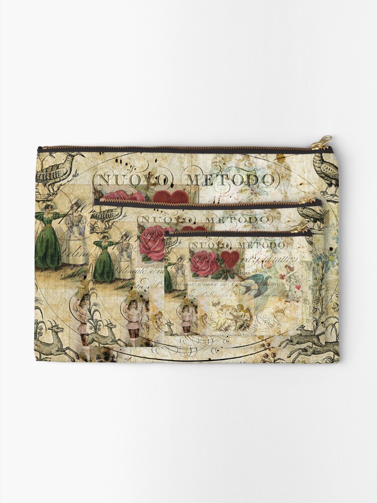 Alternate view of Bird in the Hand Zipper Pouch