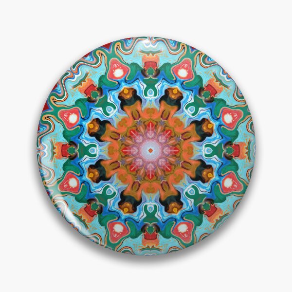 Item preview, 8-sided Geometric Psychedelic Fractal Flower (993) designed and sold by MeltMore.