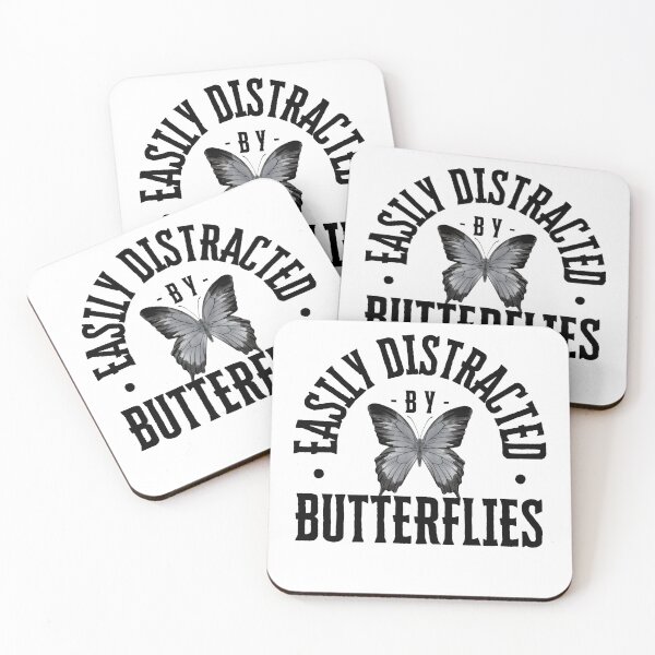 Item preview, Easily Distracted By Butterflies  designed and sold by printsbymiles.