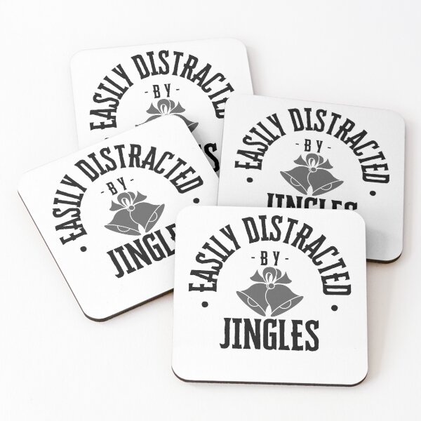 Item preview, Easily Distracted By Jingles designed and sold by printsbymiles.