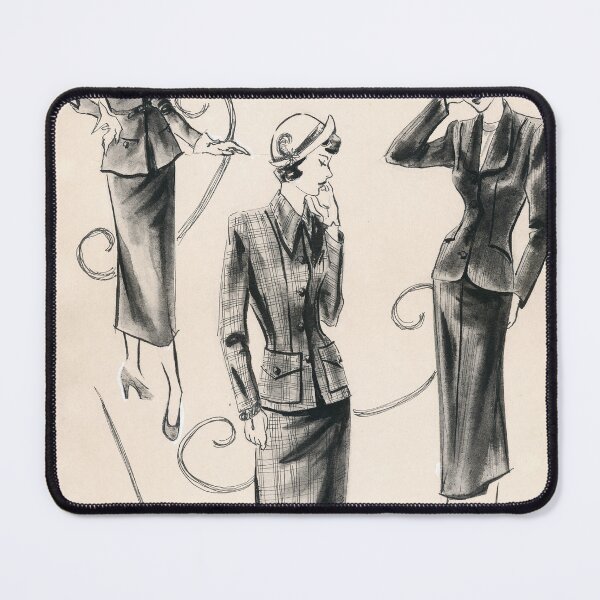 Item preview, 1940s Fashion Sketch by Tana designed and sold by TanaBarto.