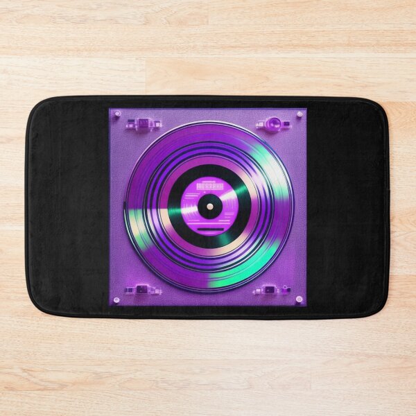 Item preview, Holographic Purple DJ Turntable designed and sold by musicgeniusart.