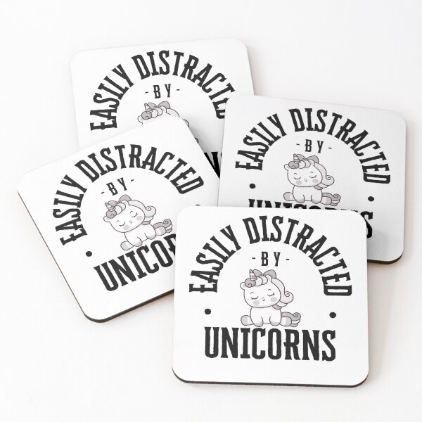 Item preview, Easily Distracted By Unicorns designed and sold by printsbymiles.