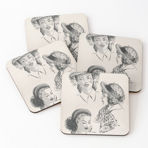 Item preview, 1940s Fashion Sketch by Tana designed and sold by TanaBarto.