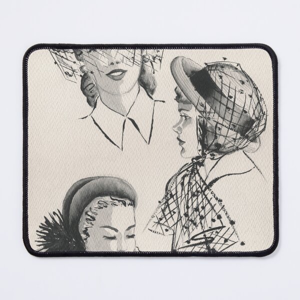 Item preview, 1940s Fashion Sketch by Tana designed and sold by TanaBarto.