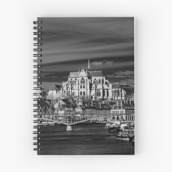 Item preview, Cathedral Saint-Etienne springday infrared view, Auxerre, France designed and sold by Alexander Sorokopud.