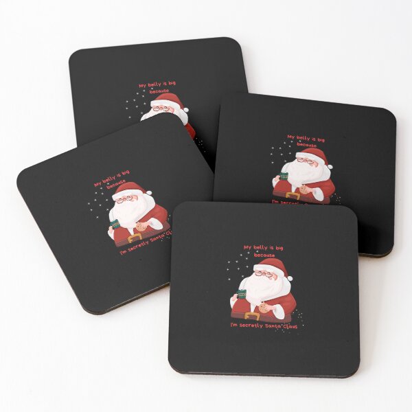 Item preview, I'm secretly Santa Claus and I love hot chocolate designed and sold by NemoDreams.