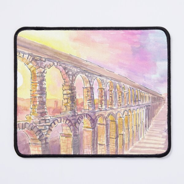 Item preview, Roman Aqueduct of Segovia Spain in Late Sun designed and sold by artshop77.