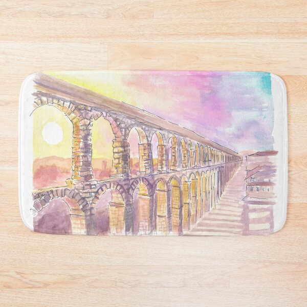 Item preview, Roman Aqueduct of Segovia Spain in Late Sun designed and sold by artshop77.