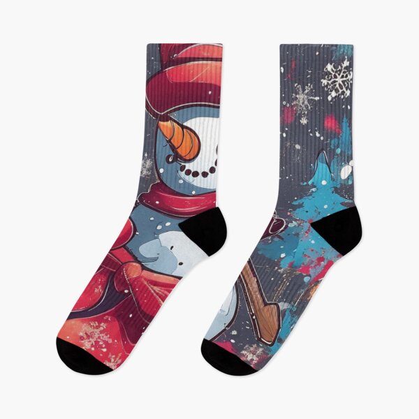 Item preview, "Joyful Christmas Snowman Delight - Festive Holiday Design" designed and sold by ManikRaja.