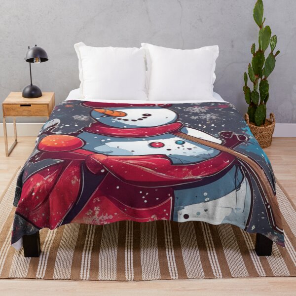 Item preview, "Joyful Christmas Snowman Delight - Festive Holiday Design" designed and sold by ManikRaja.