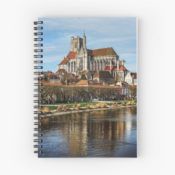Item preview, Cathedral Saint-Etienne springday view, Auxerre, France designed and sold by Alexander Sorokopud.