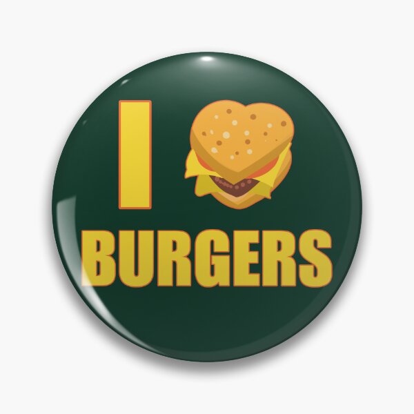 Item preview, I love burgers  designed and sold by SidTastic .