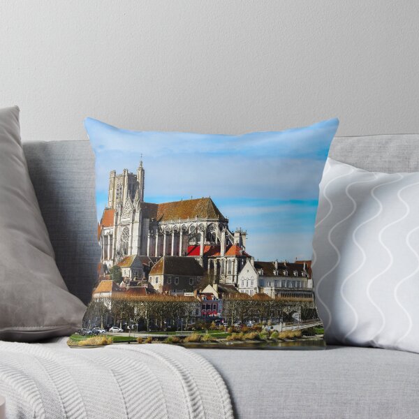 Item preview, Cathedral Saint-Etienne springday view, Auxerre, France designed and sold by Alexander Sorokopud.