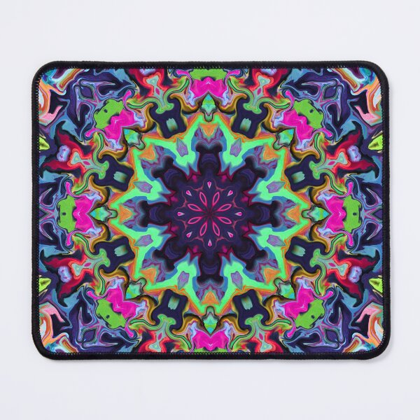 Item preview, 8-sided Geometric Psychedelic Fractal Flower (966) designed and sold by MeltMore.