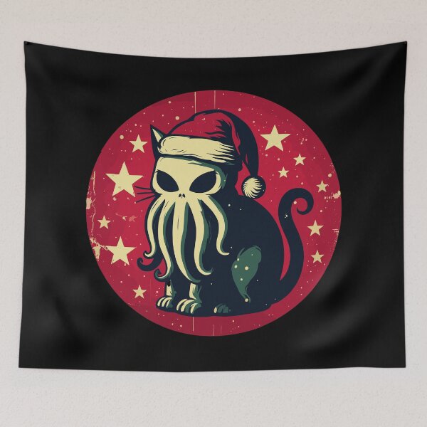 Item preview, Cathulhu christmas designed and sold by TomFrontierArt.