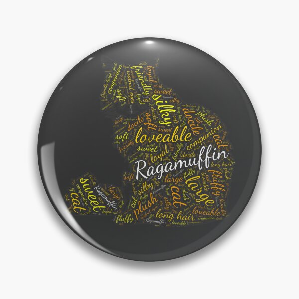 Item preview, Ragamuffin Wordcloud for Darker Backgrounds designed and sold by WordsYouLove.