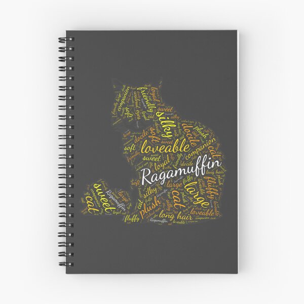 Item preview, Ragamuffin Wordcloud for Darker Backgrounds designed and sold by WordsYouLove.