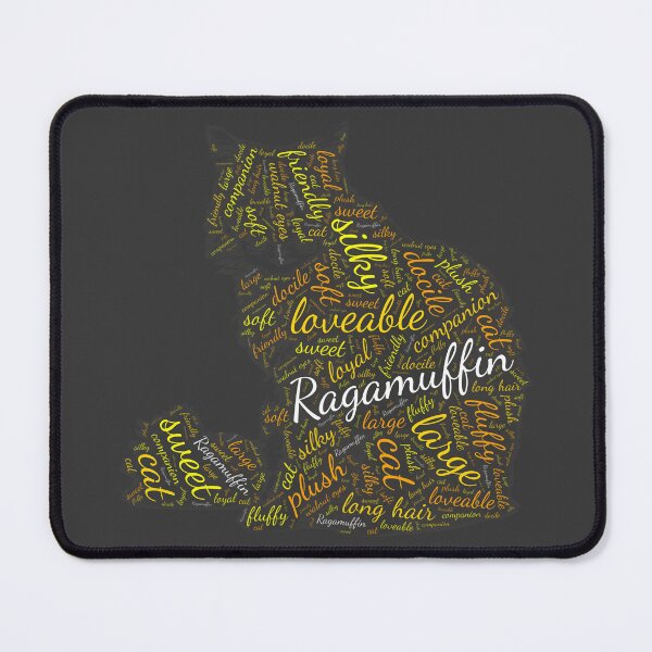 Item preview, Ragamuffin Wordcloud for Darker Backgrounds designed and sold by WordsYouLove.
